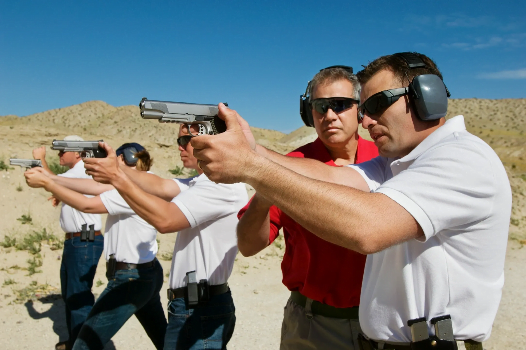 Instruction at an outdoor range